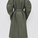 MEIMEIJ Oversized Trench Coat with Round Sleeves Oversized Trench Coat with Round Sleeves