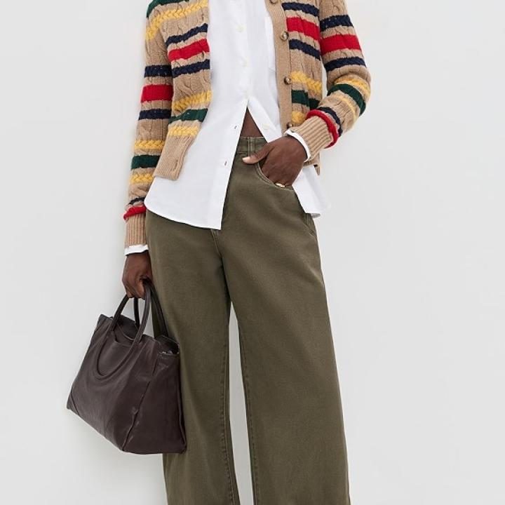 Polo Ralph Lauren Stripe Cable Cardigan Stripe Cable Cardigan